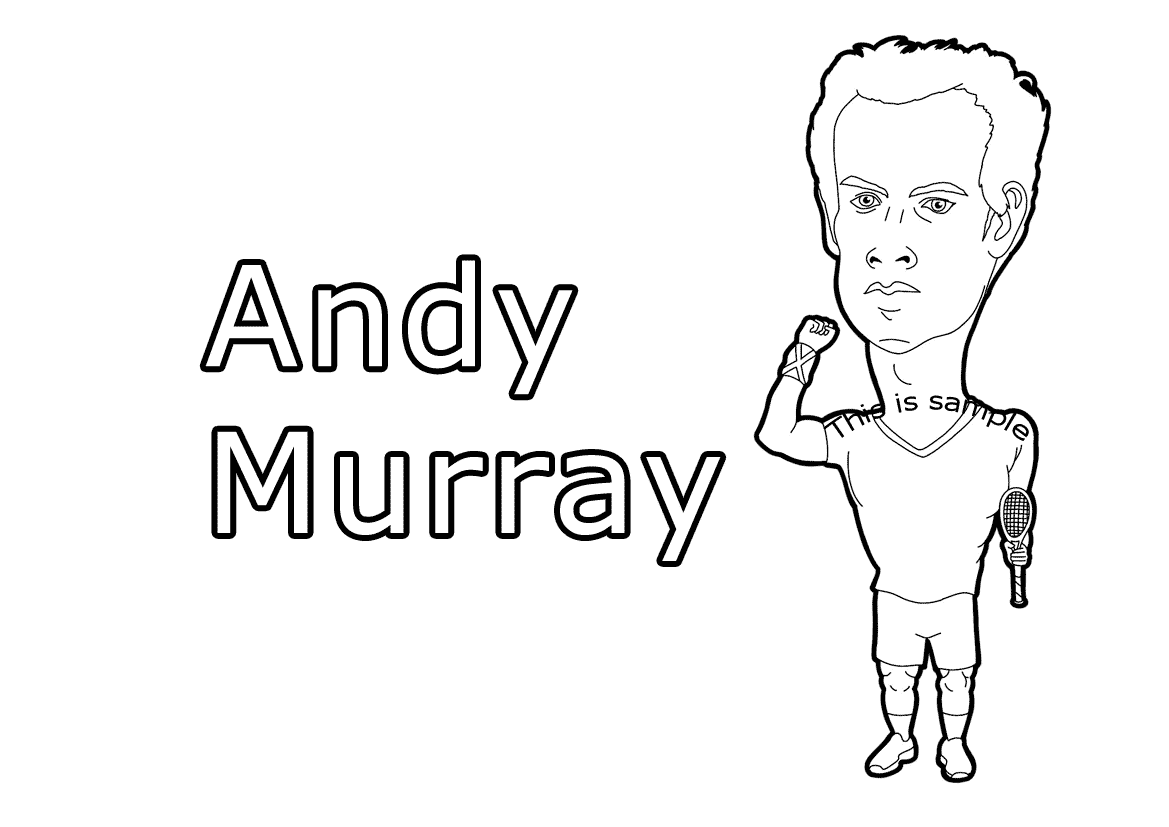 Andy Murray Coloring Pages