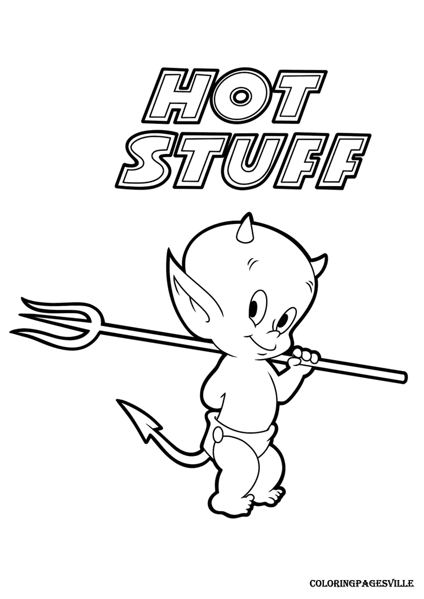 Hot Stuff coloring pages