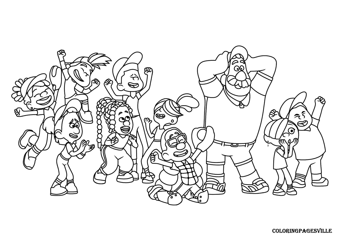 Win or Lose coloring pages